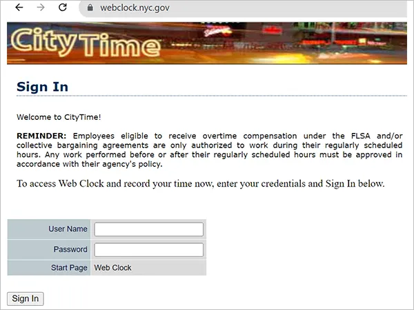 Citytime Login Access Login Portal Trouleshooting Tips 2023 